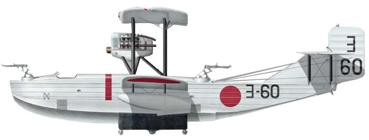 Разведывательная летающая лодка Hiro H1H. Япония