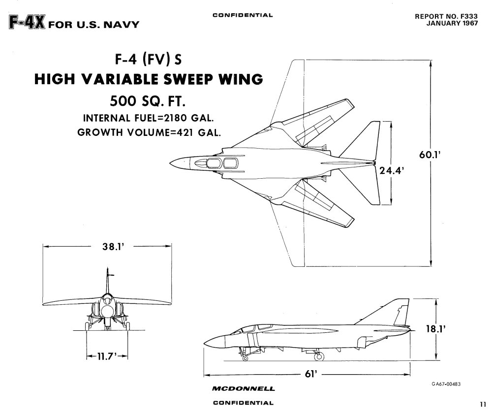 Проект истребителя-бомбардировщика McDonnell F-4 (FV)S. США