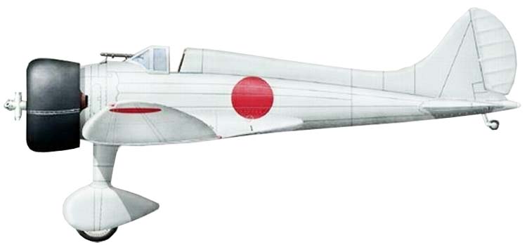 Опытный истребитель Mitsubishi Ki-33 (三菱 キ33). Япония