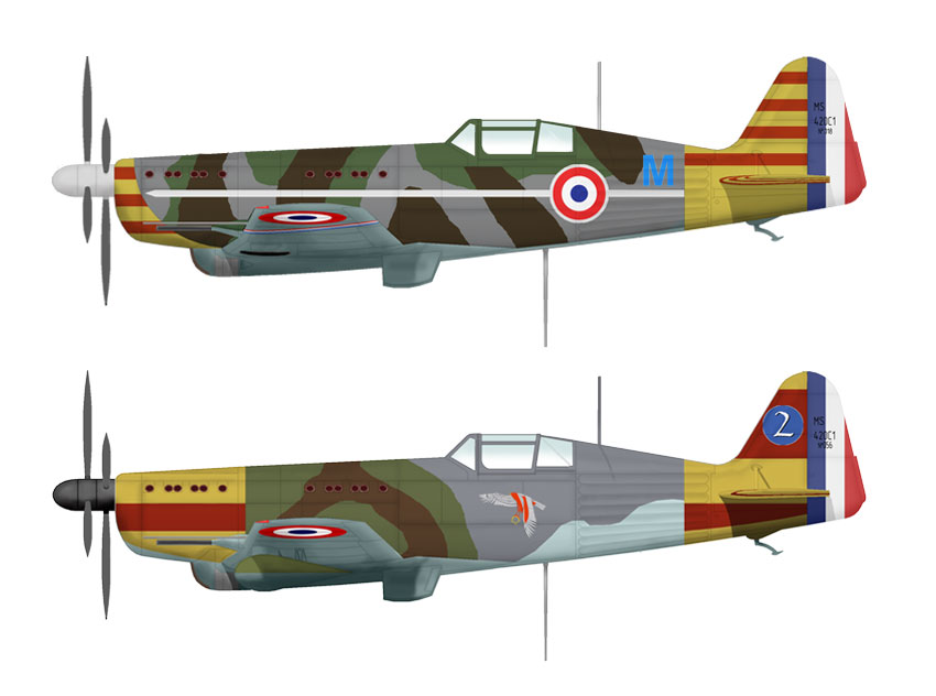 Альтернативный тяжелый истребитель Morane-Saulnier MS.420. Франция