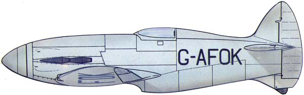 Рекордный самолет Napier-Heston Racer J-5. Великобритания