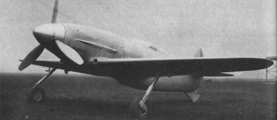 Рекордный самолет Napier-Heston Racer J-5. Великобритания