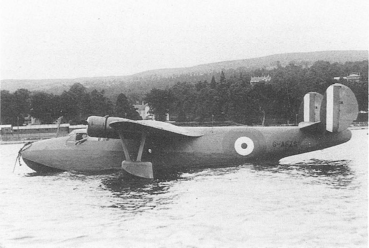 Опытная летающая лодка Saunders-Roe A.37. Великобритания