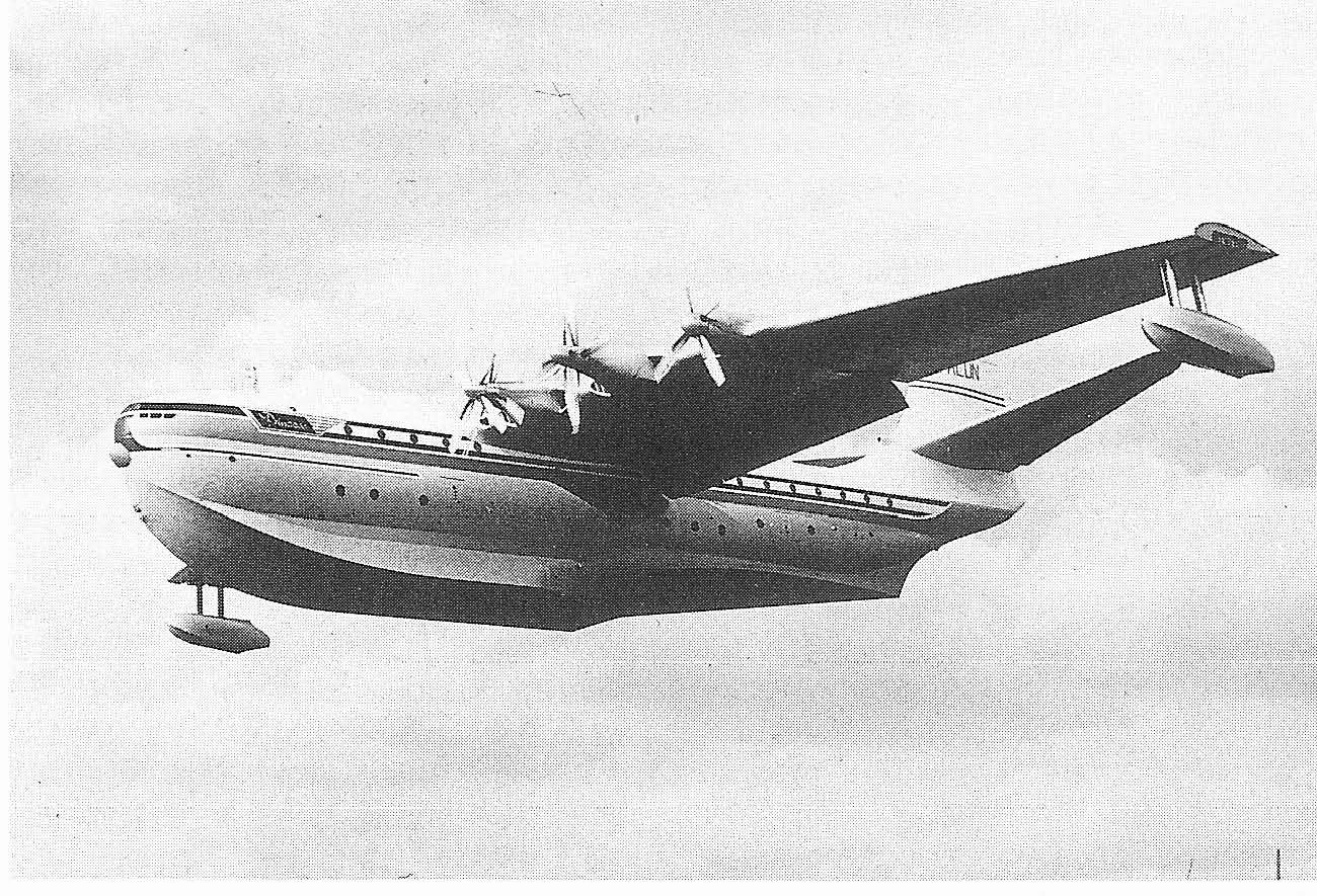 Безусловно уникальный и красивый самолет Saunders-Roe Princess G-ALUN