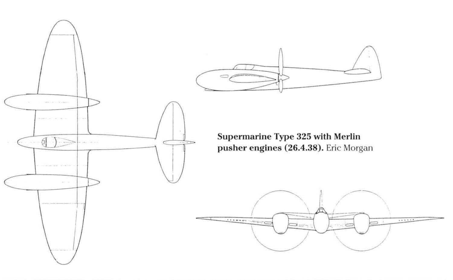 Проект тяжелого истребителя Supermarine 325. Великобритания