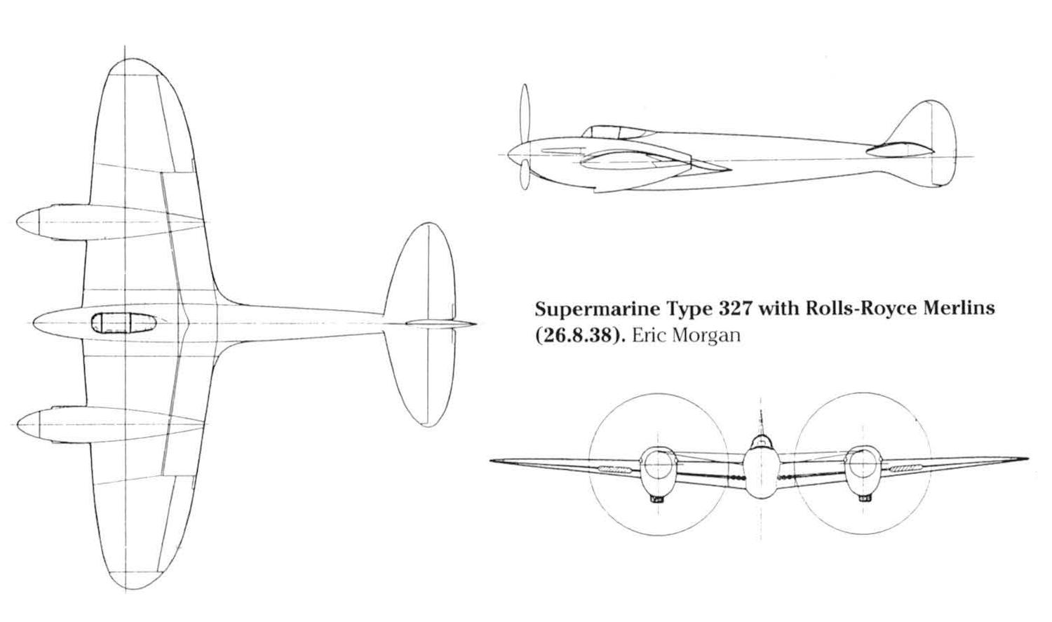 Проект тяжелого истребителя Supermarine 327. Великобритания