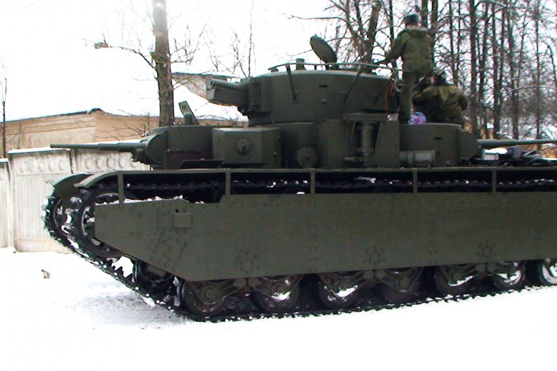 В Кубинке поставлен на ход танк Т-35А