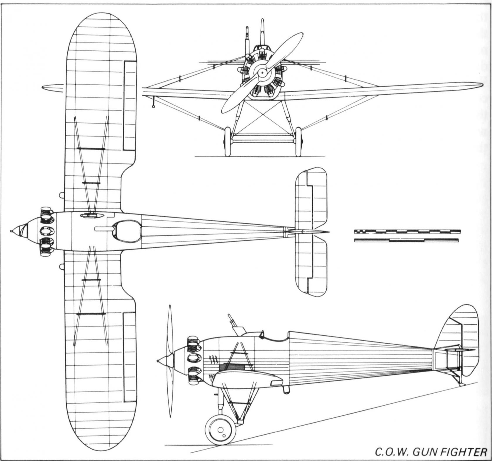 Предки Schräge Musik. Опытный истребитель Westland C.O.W. Gun Fighter. Великобритания