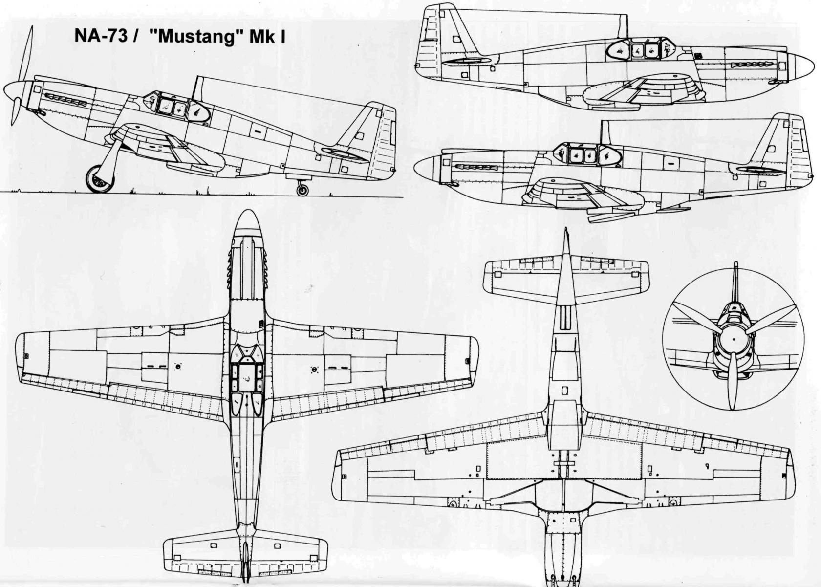 Испытано в СССР. Истребитель North American «Mustang» Mk.I