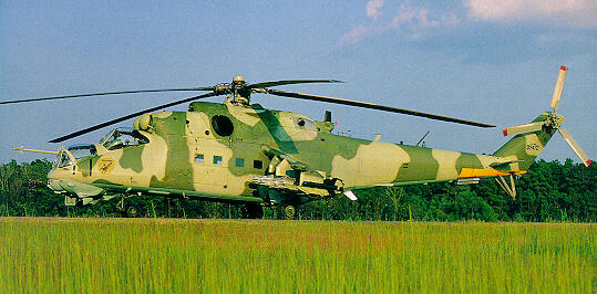Испытано в США. Многоцелевой ударный вертолет Ми-24