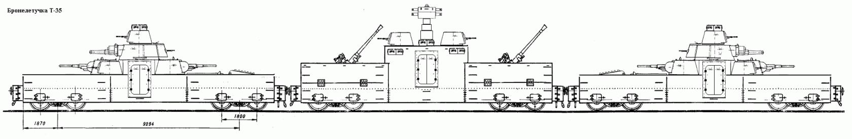 Бронелетучки Т-28 и Т-35. Проект переделки танков Т-28 и Т-35 в бронелетучки.