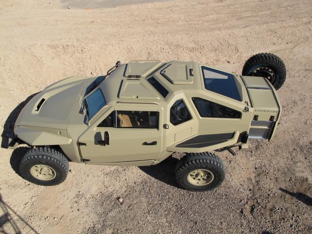 Бронемашина Питон по-американски или проект бронеавтомобиля XC2V от компании Local Motors.