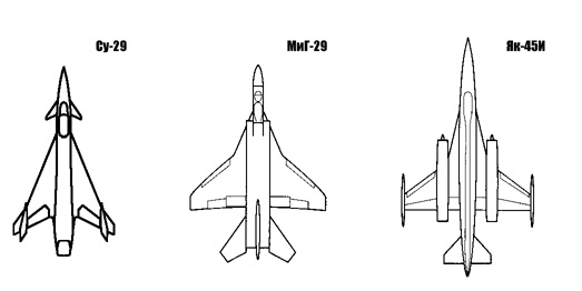 Альтернативный легкий фронтовой истребитель Су-29. СССР