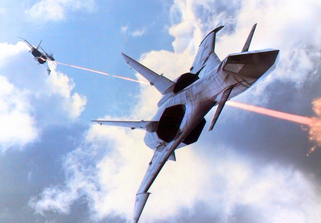 Воздушный бой между двумя прототипами МиГ-31.
