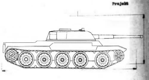 Проект среднего танка фирмы DS PZlzn.
