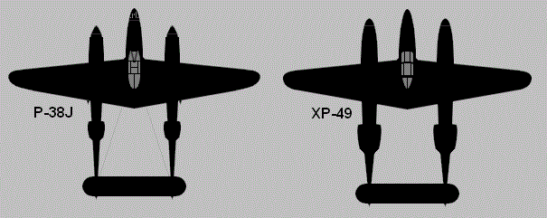 Истребитель-перехватчик Lockheed XP-49