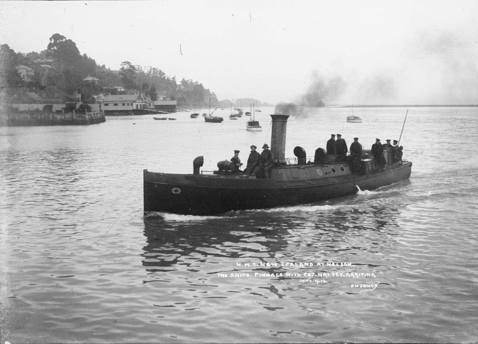 Визит линейного крейсера HMS New Zealand в Новую Зеландию.