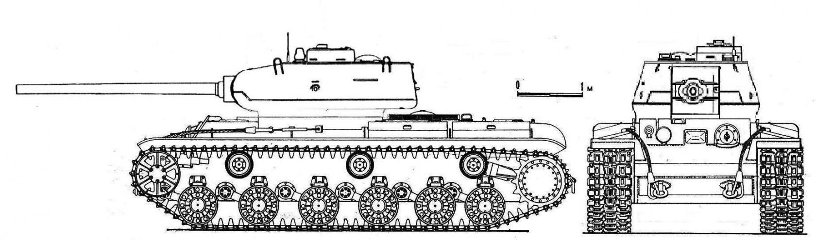 КВ-1с/85 обр. 1943г. с 85мм пушкой С-53