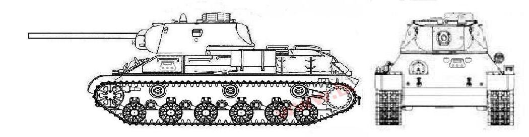 Т-34/КВл обр. 44г. с пушкой ЗИС-4/65