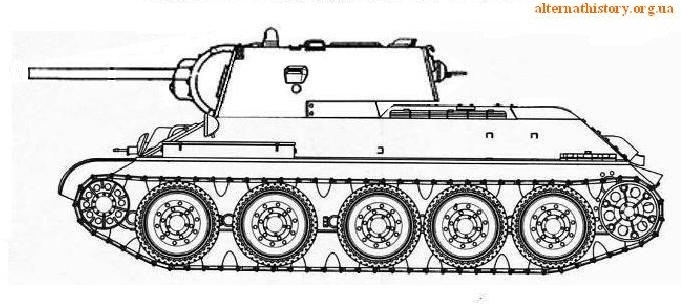 Танк МФ-1 (СССР) с пушкой Ф-32, первая половина 1941г.