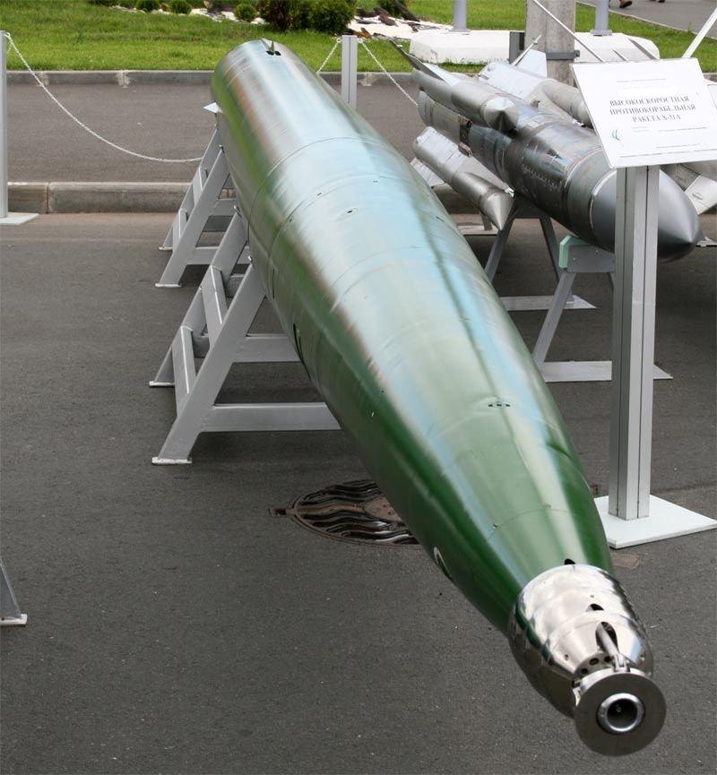 Советская подводная ракета "Шквал"