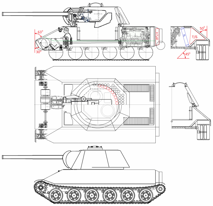 Король поля боя, минимальный монстр, танк КВ-4