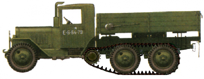 Альтернативный полугусеничный грузовик ЗИС-22