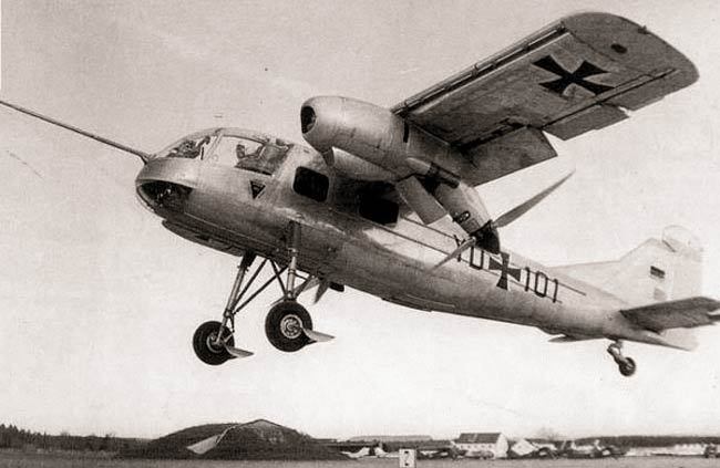 Экспериментальный послевоенный немецкий самолет укороченного взлета и посадки Do 29