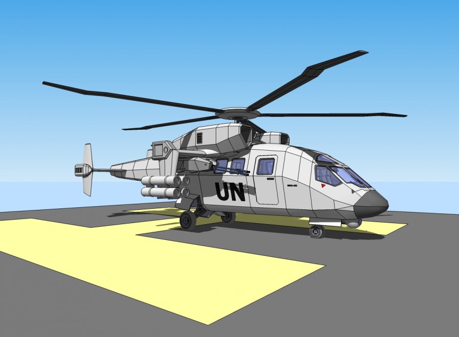 Ми-40 будущего или средний транспортно-боевой вертолет XHCA-132.