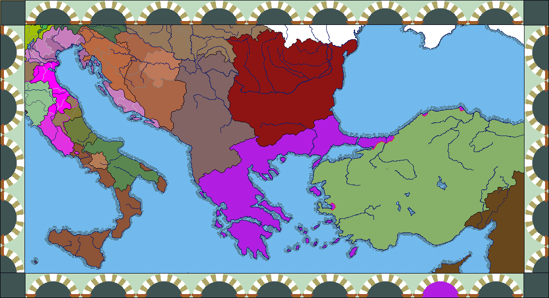 Анатолия и Балканы на начало 14 века