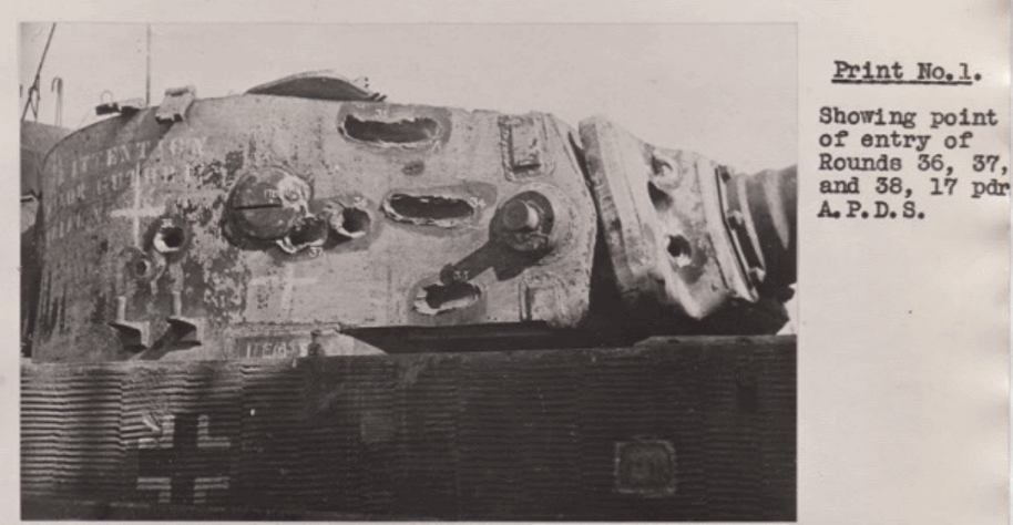 Подкалиберные снаряды из 17-фунтовки могли пробить броню немецких тяжёлых танков даже под достаточно острым углом, но для начала в танк надо было попасть