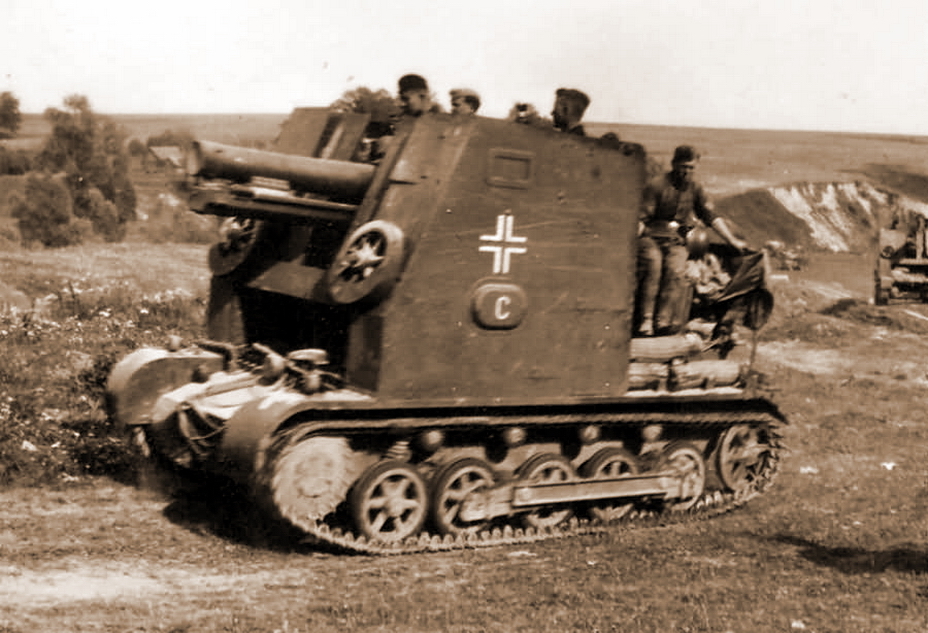 150-мм гаубица на шасси танка Pz.Kpfw.I, известная как Sturmpanzer I, или «Бизон»