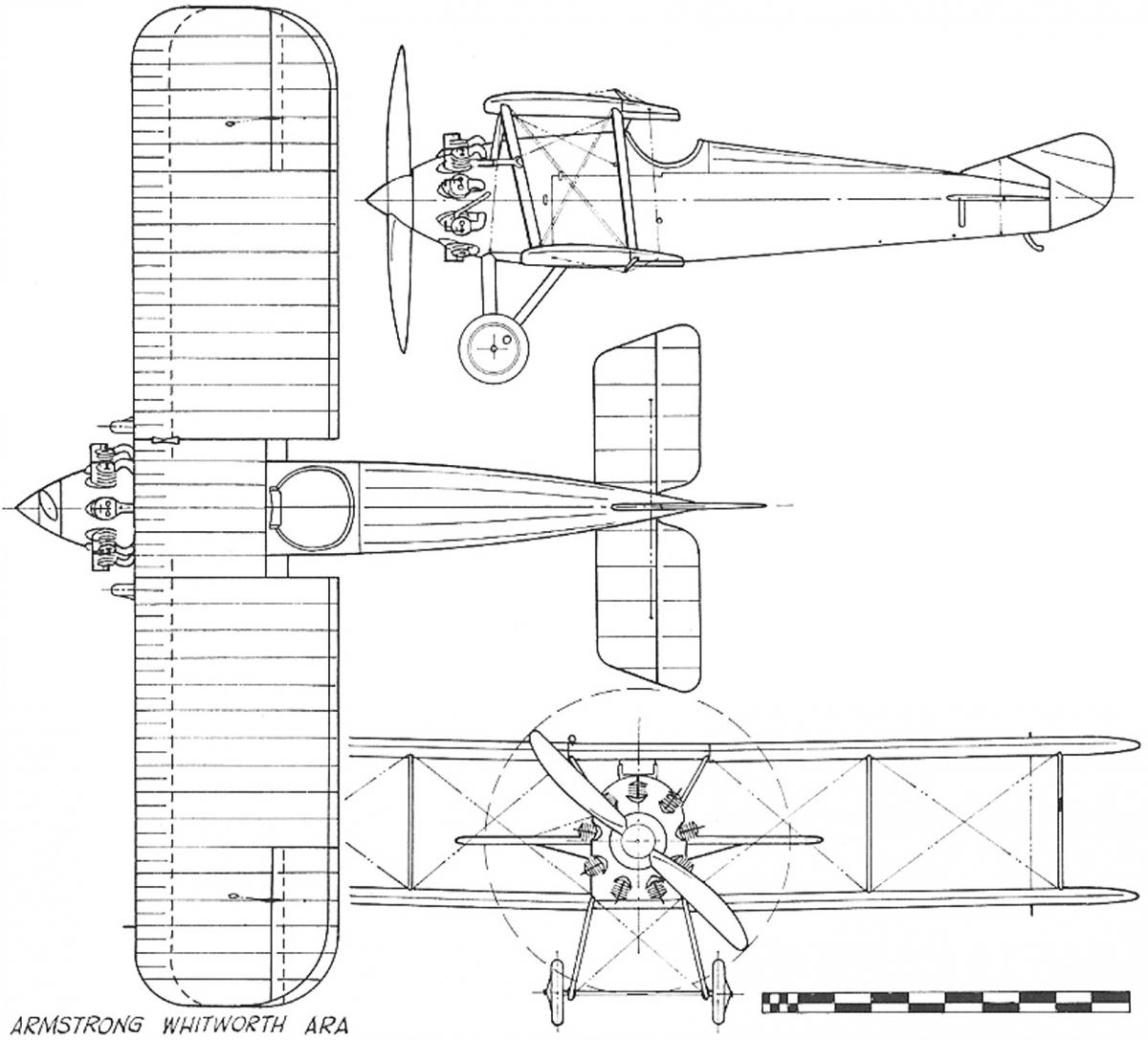 Опытные истребители Armstrong Whitworth Ara. Великобритания