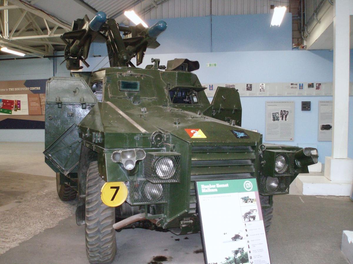 ПТРК FV1620 Humber Hornet; танковый музей, Бовингтон 
