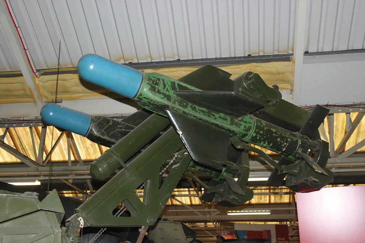 ПТУР Malkara в экспозиции танкового музея, Бовингтон