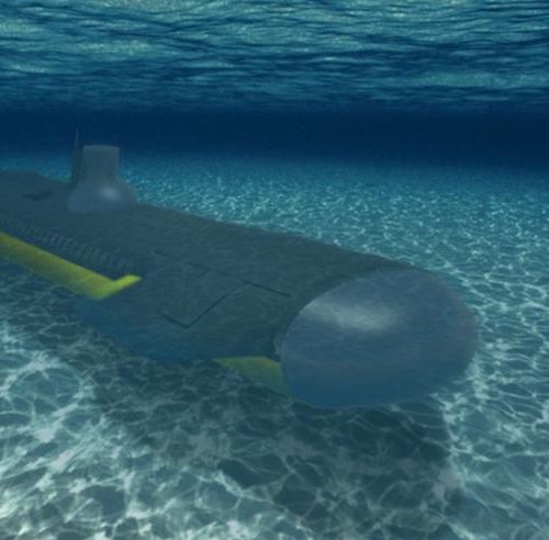 Аппарат SubMurres в подводном положении