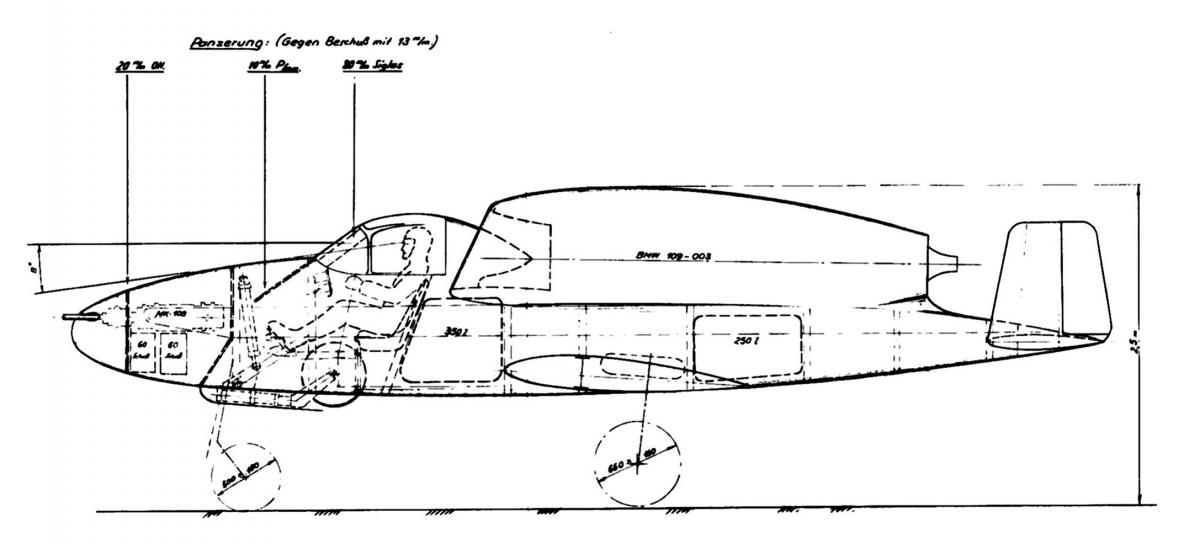 Проект народного истребителя Arado E 580. Германия