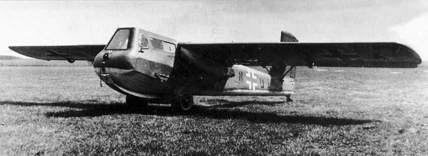 опытный планер-перехватчик BV 40 V1