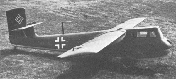 опытный планер-перехватчик BV 40 V1