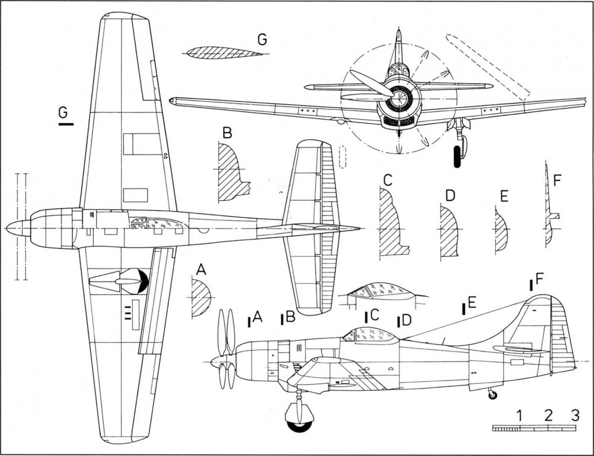 Опытные палубные истребители-бомбардировщики Boeing XF8B-1. США