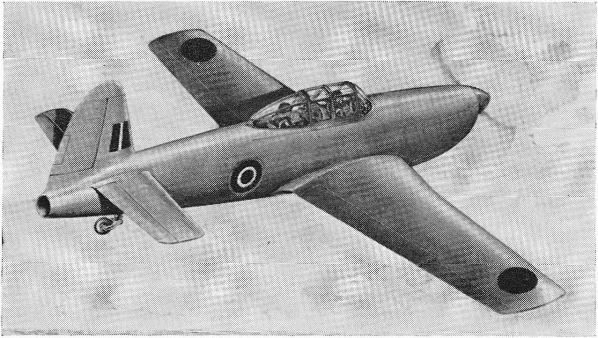 Проект экспериментального самолета Miles M.46. Великобритания