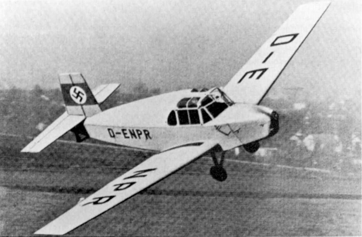 Легкие самолеты Siebel Si 202 Hummel. Германия