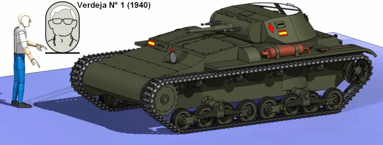 Испанские танки Второй Мировой. Лёгкий танк Вердеха (Verdeja).