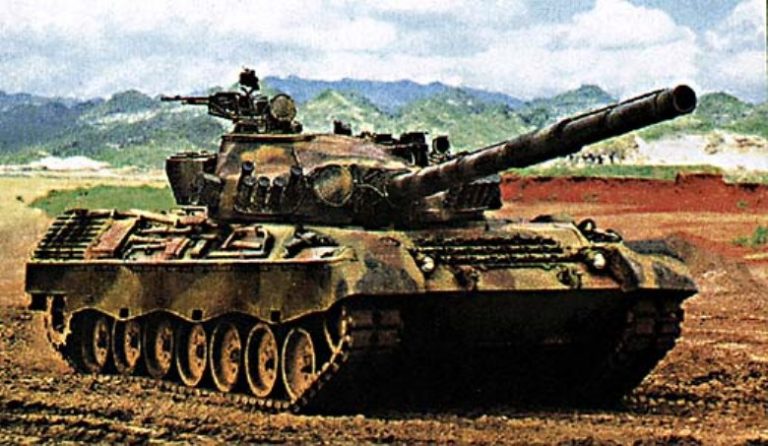 Танк Леопард-1 с башней от Т-72.