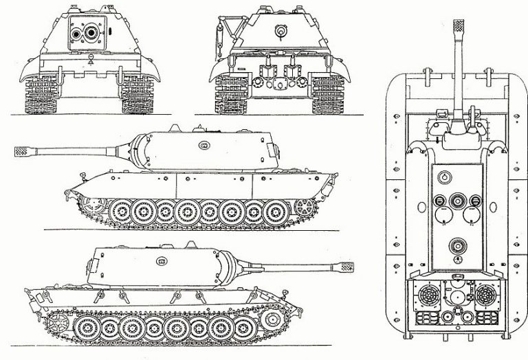 Сверхтяжёлый танк Е-100.