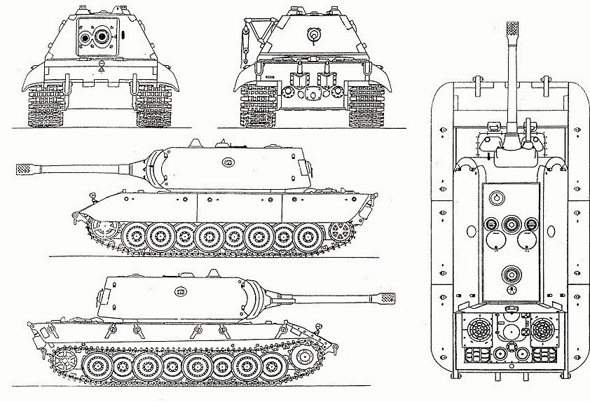 Сверхтяжёлый Танк Е-100. - Альтернативная История