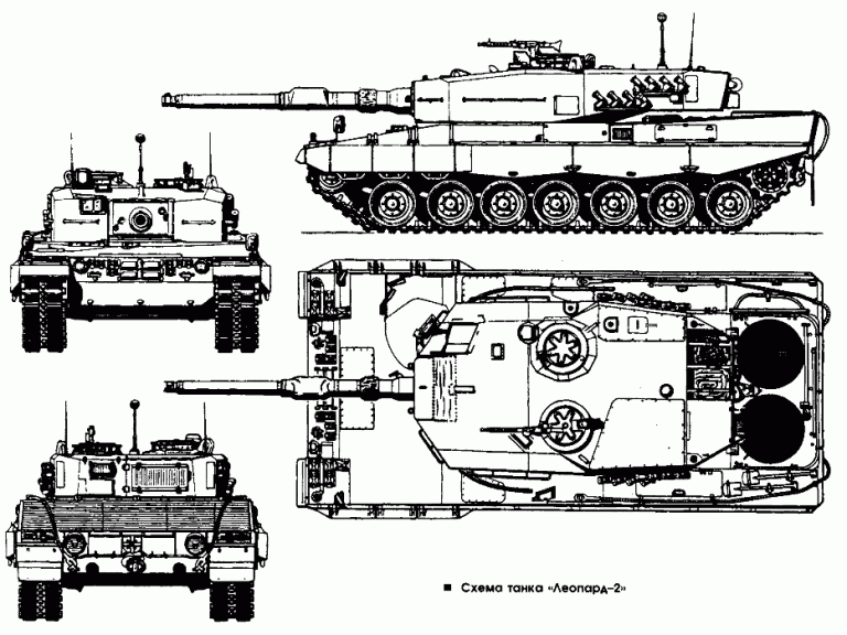 Основной боевой танк Леопард 2. Германия.