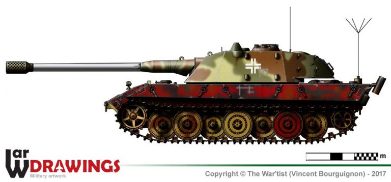 Немецкий танк Е-90 «Тигр III» (Tiger III).Германия