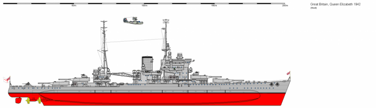 Альтернативные линкоры типа «Куин Элизабет». Англия.