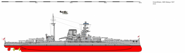 Альтернативные линкоры типа «Куин Элизабет». Англия.